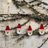 Fused Glass Red Santa Christmas Decoration